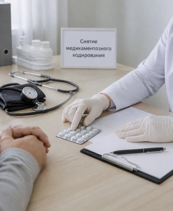 Снятие медикаментозного кодирования в Юбилейном от 5152 р. | Медзона