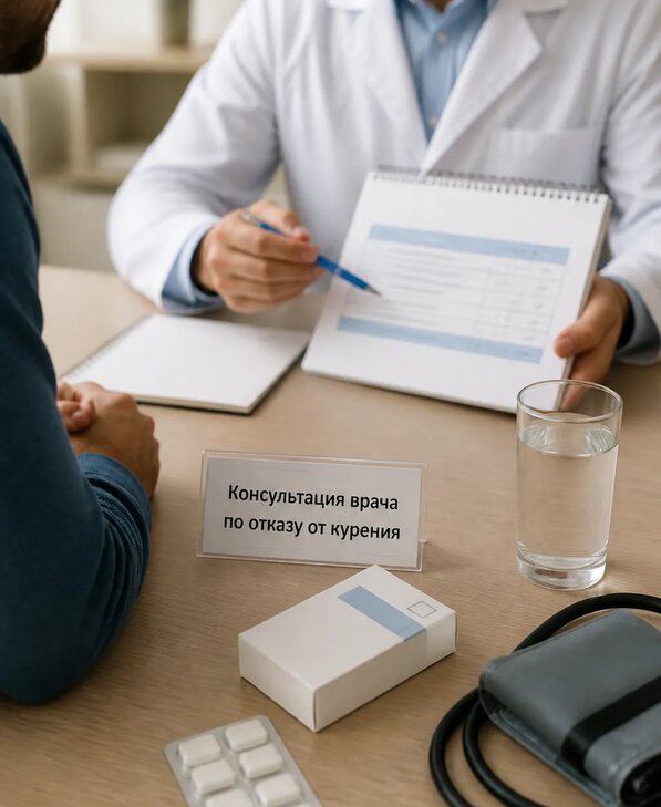 Консультация врача по отказу от курения для взрослых в Юбилейном
